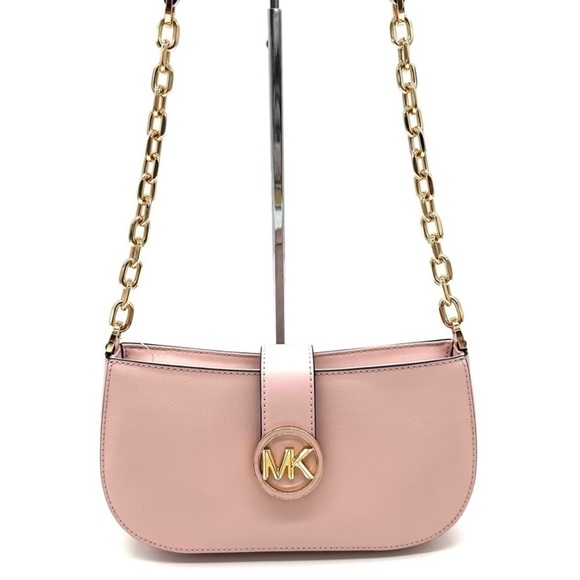 Michael Kors Small Carmen Pouchette
Shoulder Bag Powder Blush - Picture 2 of 10